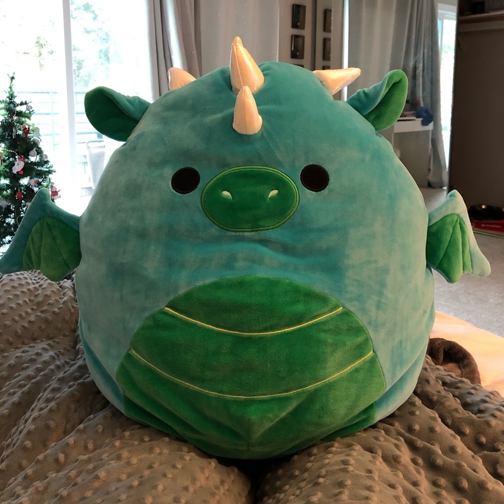 16 “ TEAL DRAGON SQUISHMALLOW